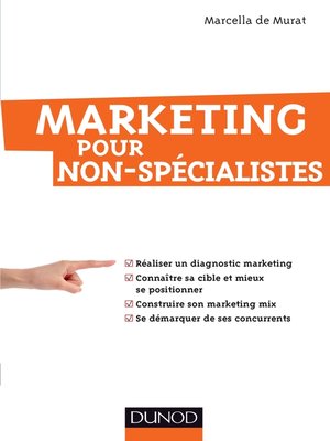 cover image of Marketing pour non-spécialistes